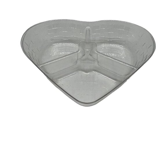 Longaberger Sweetest Heart Pottery Dish With Plastic Protector Mothers Day - Picture 13 of 16